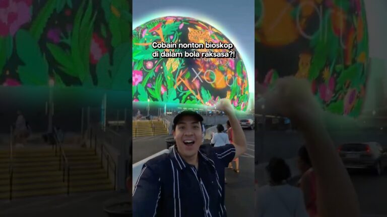 Akhirnya kesampaian cobain nonton di dalam bola raksasa (Sphere, Las Vegas)!!