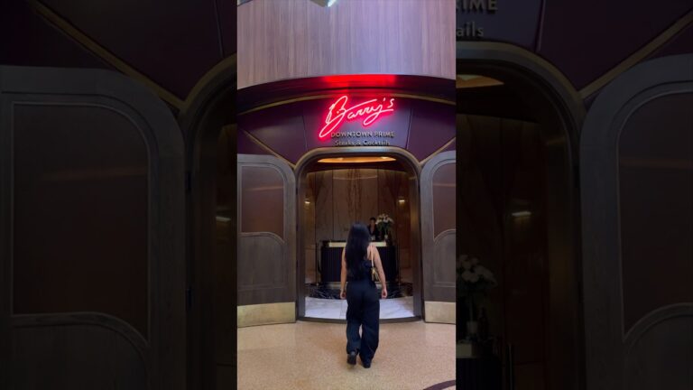 Amazing Steakhouse in Downtown Las Vegas And How To Find It! #HostedByBarrys📍Barry’s Downtown Prime