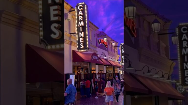 Auténtico sabor italiano en el corazón de Las Vegas CARMINE’S Italian Restaurant #peruanosenusa
