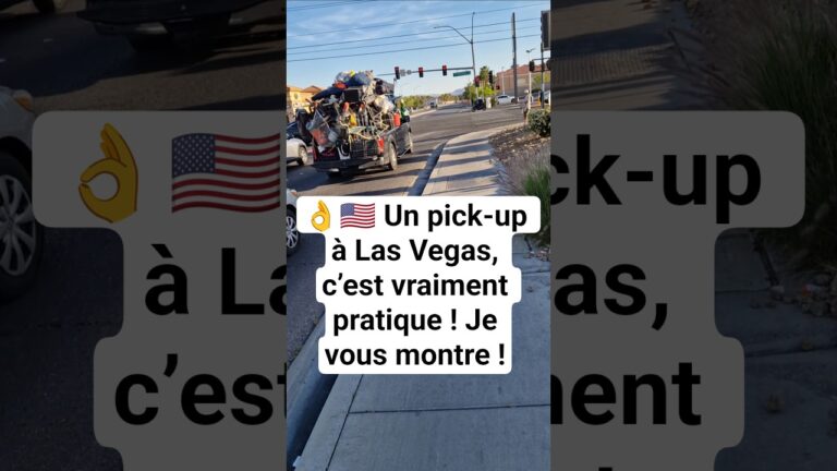 👌🇺🇸 Avoir un pick-up à Las Vegas, c’est vraiment pratique ! Je vous montre ! #lasvegas