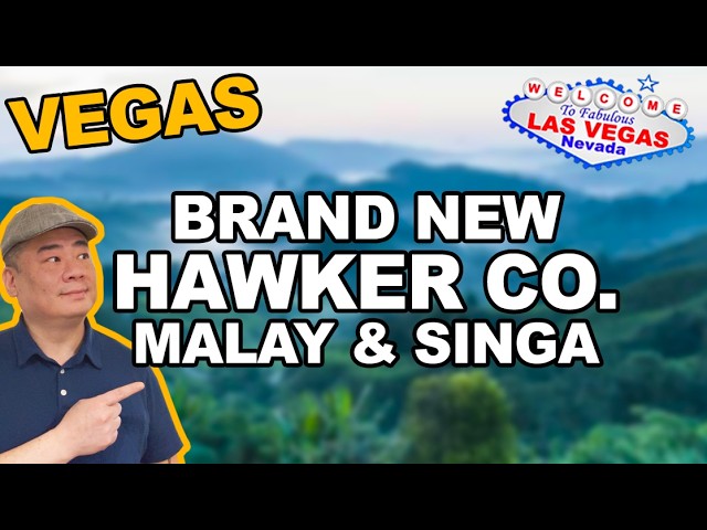 BRAND NEW PLACE! Malaysian / Singaporean food at “HAWKER CO”. Las Vegas