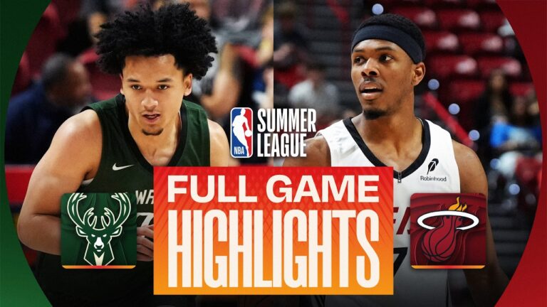 BUCKS vs HEAT | LAS VEGAS SUMMER LEAGUE | FULL GAME HIGHLIGHTS | July 10, 2026
