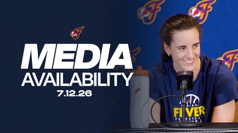 Caitlin Clark Pregame Media Availability at Las Vegas Aces | July 12, 2026