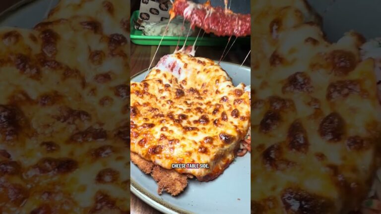Cheesy delicious affordable must eat food Las Vegas best local gem The Spot pizza chicken Parmesan