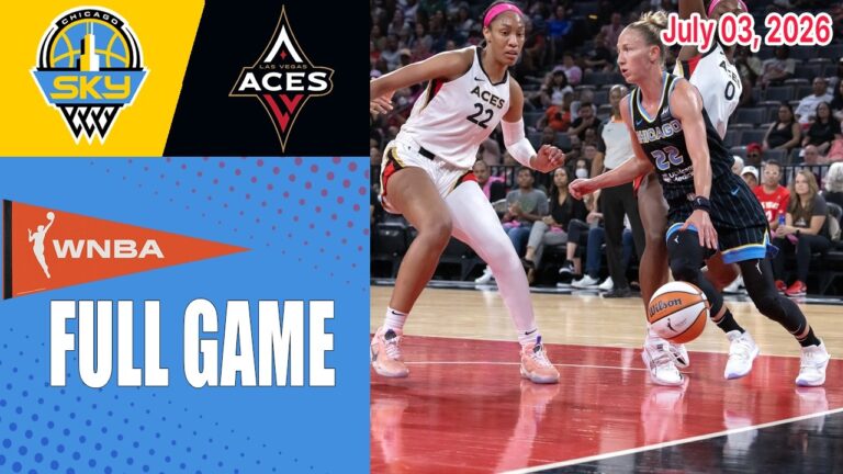 Chicago Sky vs Las Vegas Aces – July 03, 2026 | FULL GAME | WNBA Regular Season 2026
