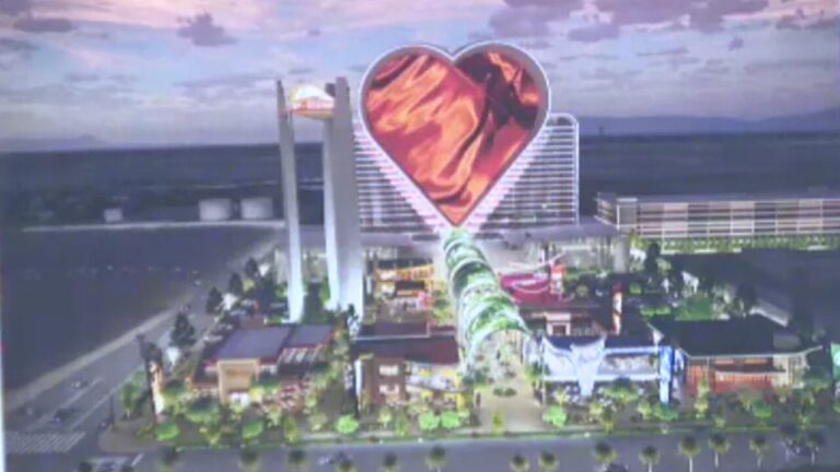 Clark County approves heart-shaped hotel for Las Vegas Strip site of failed Ferris wheel