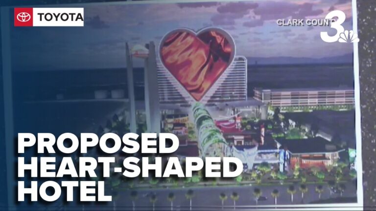 Clark County approves proposal for 29 story heart shaped hotel on Las Vegas Strip