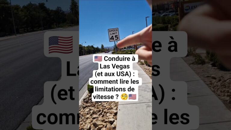🇺🇸 Conduire à Las Vegas (et aux États-Unis) : comment lire les limitations de vitesse ?