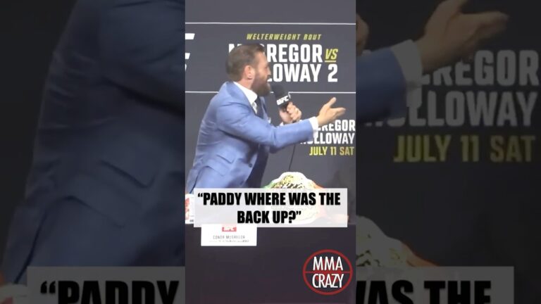 Conor McGregor sings “Wonderwall” to the UFC 329 Las Vegas crowd !