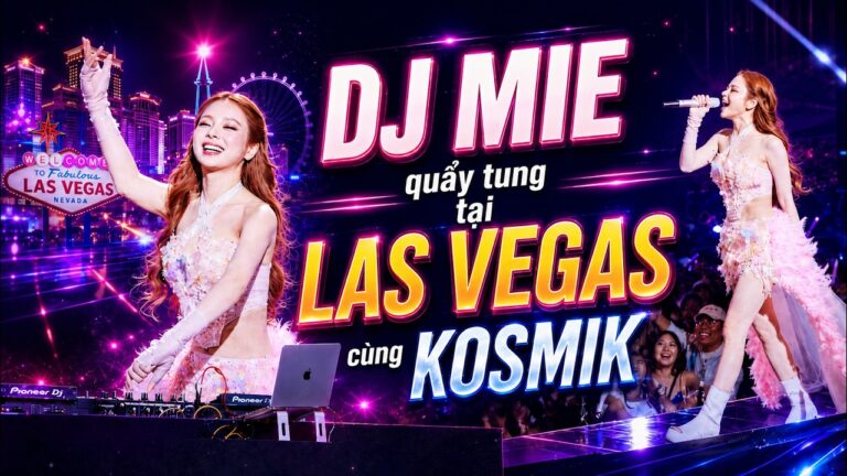 DJ MIE chuẩn bị cho đêm diễn đầu tiên KOSMIK LAS VEGAS 2026