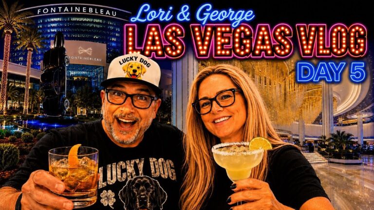 Day 5 Las Vegas Vlog – The Day We Never Left Fontainebleau! 🎰 🍸