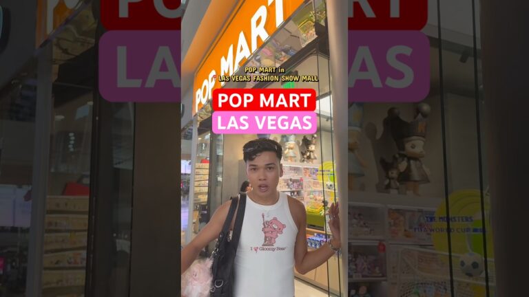 FINALLY VISTING THE POP MART IN VEGAS!! #popmart #shopping #labubu #lasvegas #plushies #toys #cute