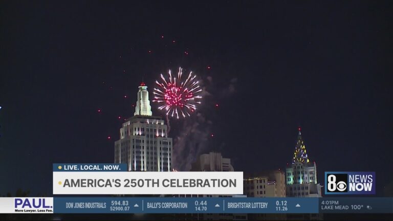 Fireworks by Grucci preparing Las Vegas Strip spectacular for America’s 250th birthday