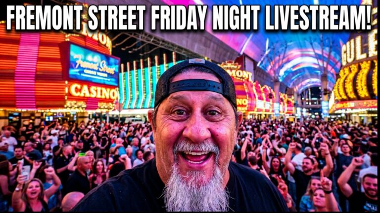 Fremont Street Friday Night – LAS VEGAS LIVESTREAM!
