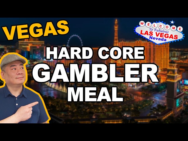 Hard Core Gambler eats a Casino Comped Meal! Gold Coast Casino, Las Vegas