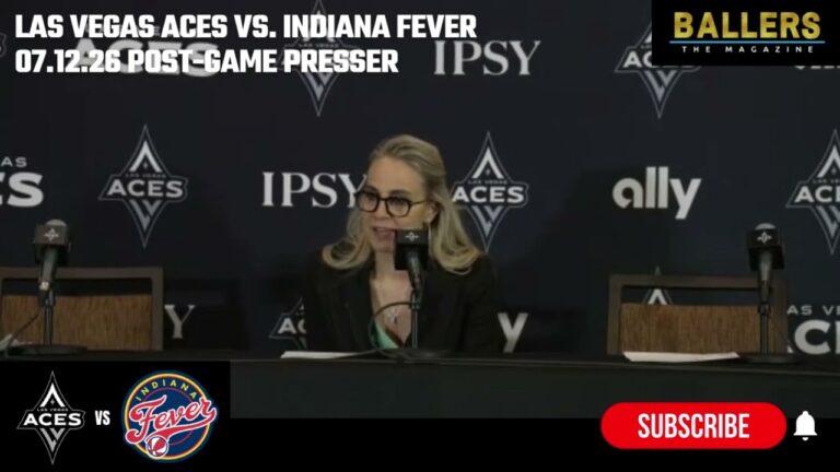 Head Coach Becky Hammon: Las Vegas Aces Postgame Presser | vs. Indiana Fever | 07.12.26