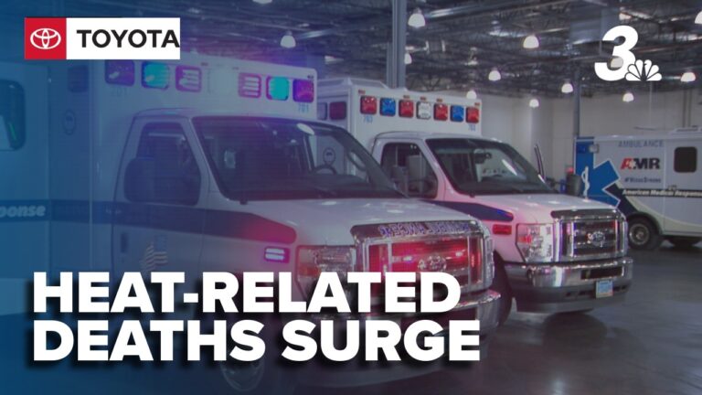 Heat-related deaths, ambulance calls surge amid extreme temperatures in Las Vegas Valley