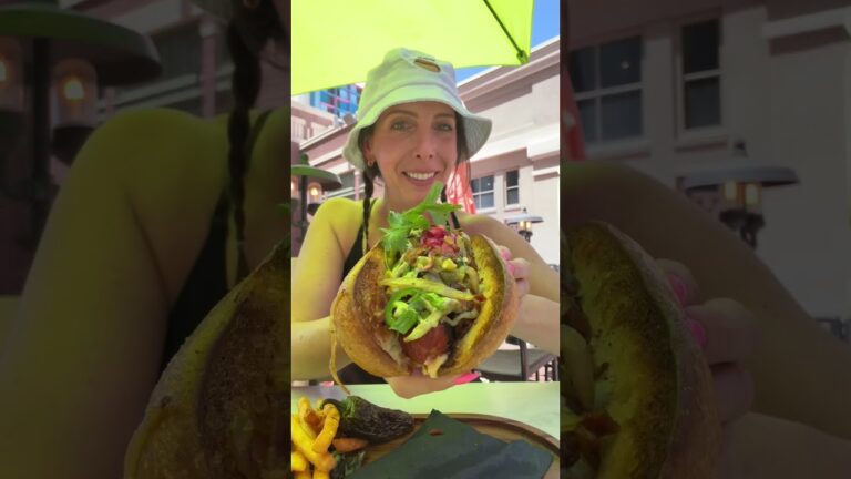 Hot dog crawl at the LINQ ￼￼ promenade in Las Vegas ￼