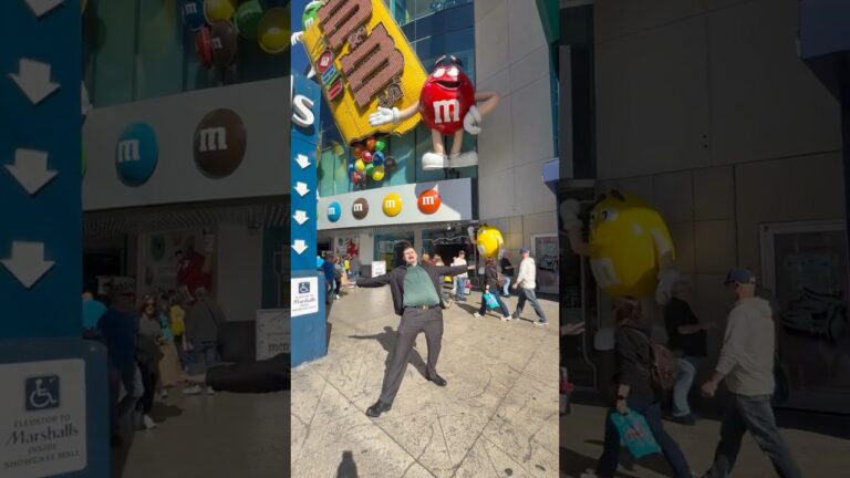 I Ate Myself At M&M’s World Las Vegas!😳