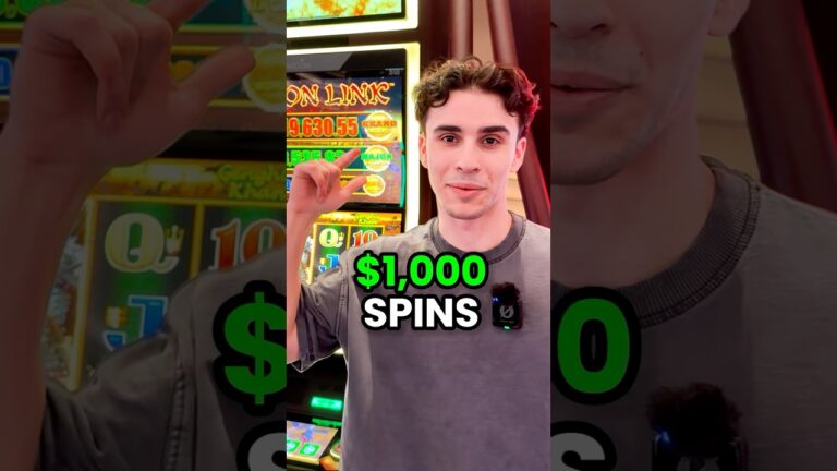 I DID $1,000 SPINS IN VEGAS🤯