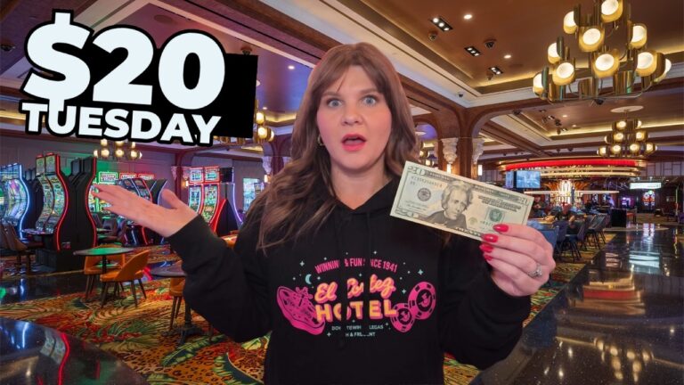 I Put $20 in 10 Slot Machines at EL Cortez Las Vegas!