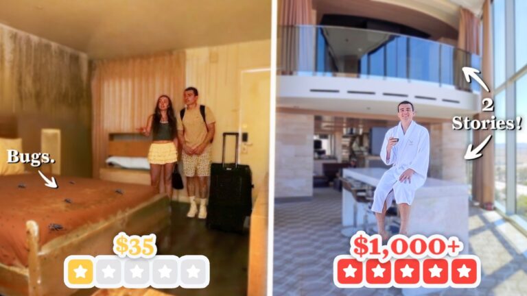 I Stayed in Vegas’ Cheapest Hotel… Then a $1,000 Luxury Suite