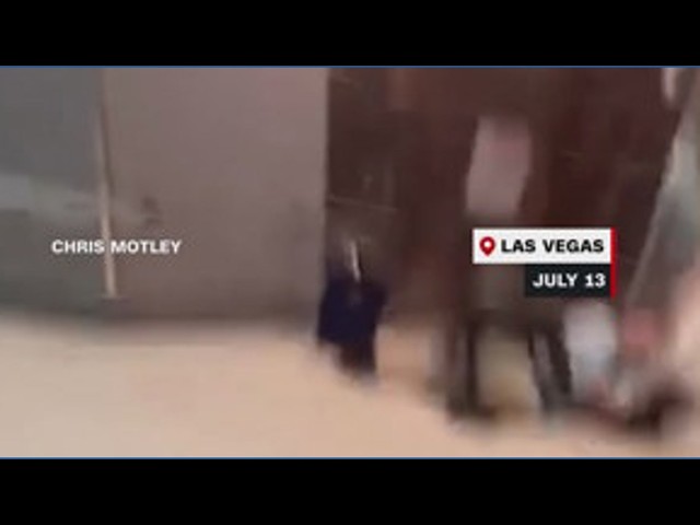 ICE leaves man partially handcuffed after walking away from Las Vegas airport arrest