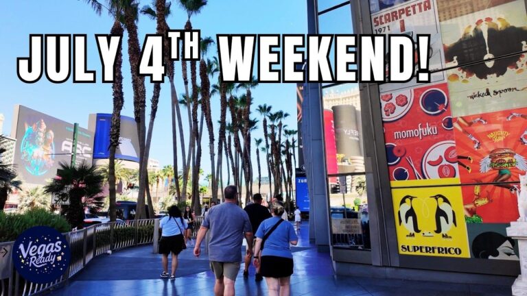 I’m Back! Friday Las Vegas Strip Walking Tour 4th Of July 2026 Weekend