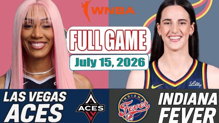 Indiana Fever Vs Las Vegas Aces Full Game Highlights | July 15 ,2026 WNBA Season 2026