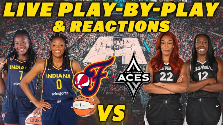 Indiana Fever vs Las Vegas Aces | Live Play-By-Play & Reactions