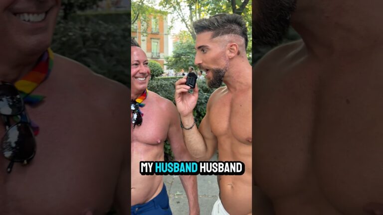 Interviewing a beautiful couple from Las Vegas in madrid pride! #street #interviews #lifestyle #lgbt