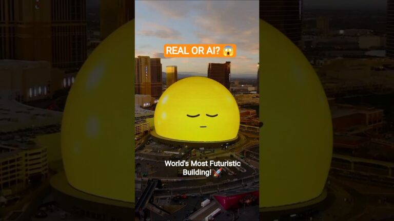 Is This Real or AI? 😱 | Sphere Las Vegas 🇺🇸 | World’s Most Futuristic Building #Sphere #LasVegas
