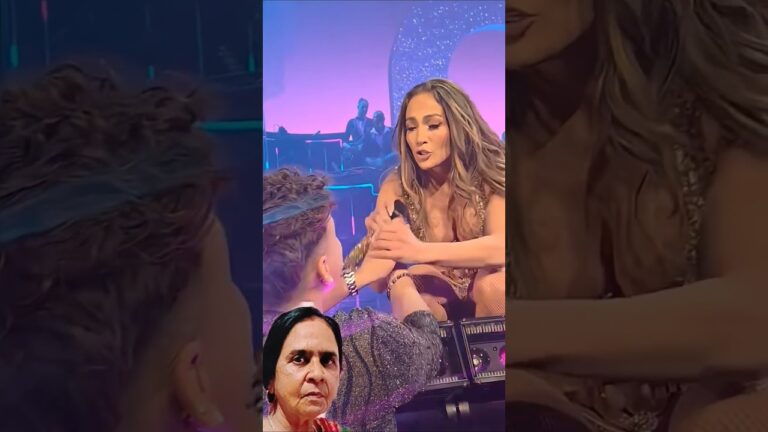 Jennifer Lopez with a fan in Las Vegas  #JLo #Shorts