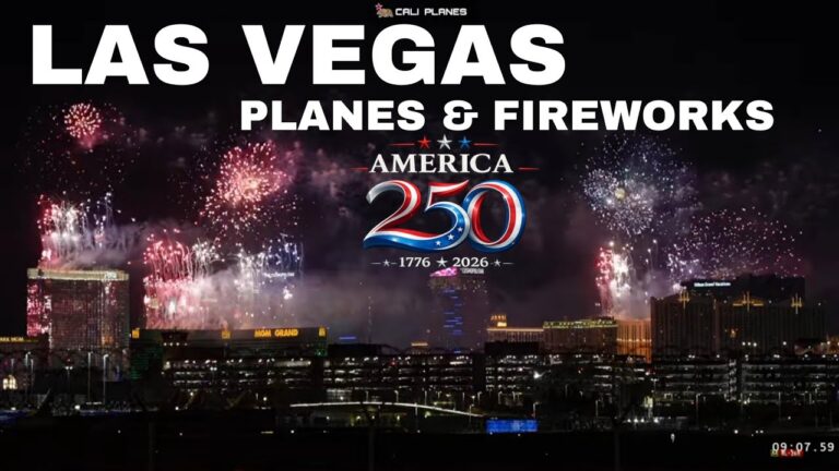 KLAS LIVE |  Jul 4, 2026 | LAS VEGAS PLANES AND FIREWORKS LIVE STREAM WEBCAM IRL