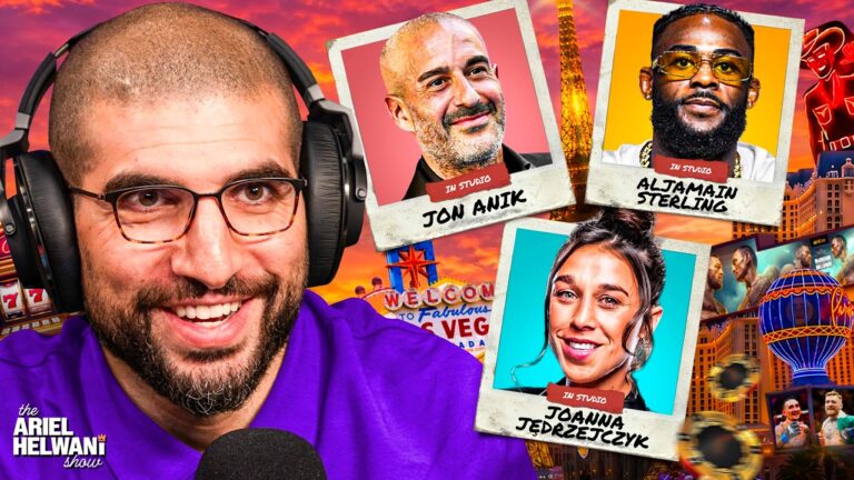 LIVE FROM LAS VEGAS! Joanna Jędrzejczyk, Jon Anik, Aljamain Sterling ALL IN STUDIO | TAHS | 7/10/26