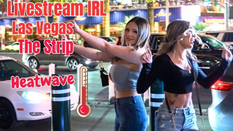 LIVE Las Vegas, The Strip, Heatwave hitting Vegas, Livestream IRL