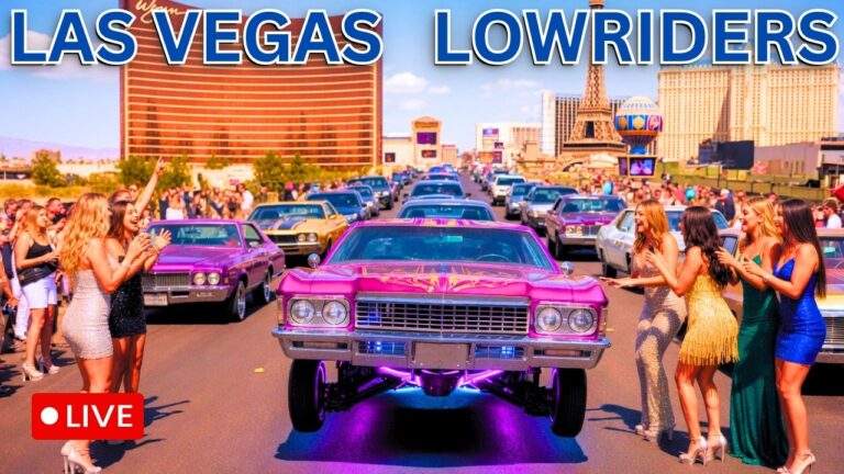 🔴LIVE: Lowriders & Coffee Las Vegas | Crazy Classic Car Builds | Vegas Strip Cruise & Good Vibes!