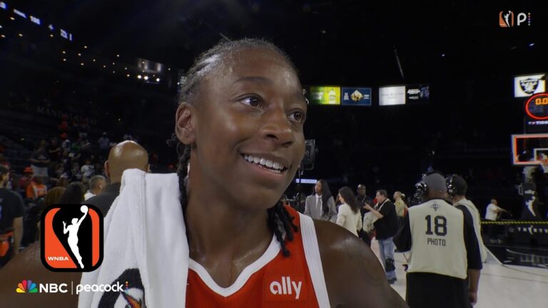 Las Vegas Aces’ Jewell Loyd on Justine Pissott’s INCREDIBLE rookie debut | WNBA on NBC