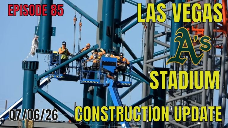 Las Vegas Athletics Stadium Construction Update 07 06 2026