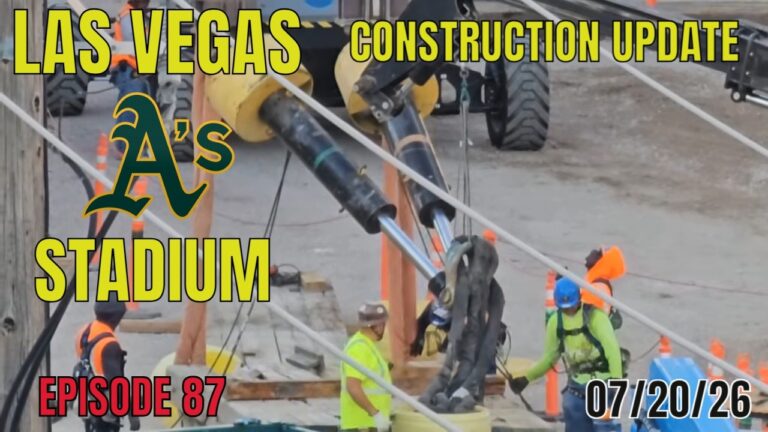 Las Vegas Athletics Stadium Construction Update 07 20 2026