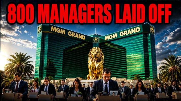 Las Vegas COLLAPSE Warning: MGM Fires 800 Managers in ONE Week
