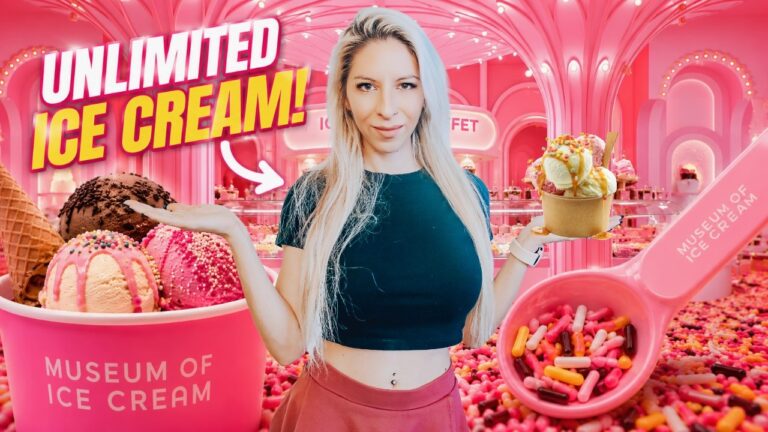 Las Vegas NEW Ice Cream Museum (Unlimited Ice Cream Buffet) + Adults “Summer Camp” at Palms