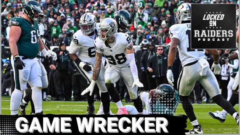 Las Vegas Raiders Breakout Player and Game Wrecker