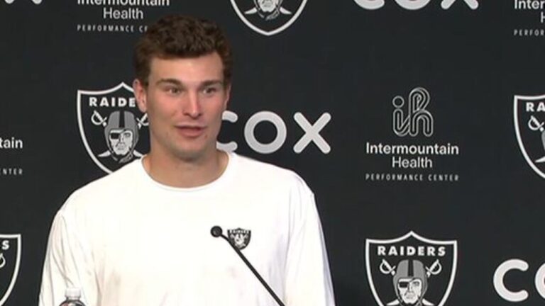 Las Vegas Raiders Fernando Mendoza says earning fan titles has to be earned