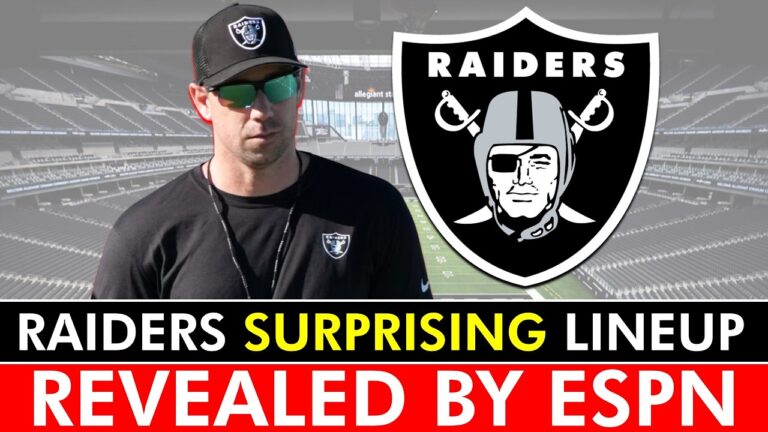 Las Vegas Raiders SURPRISE Starting Lineup Revealed By ESPN Before Training Camp | Raiders Rumors