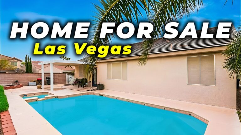 Las Vegas Single Story Ranch Style Home for Sale with 4 Bedrooms and a Pool