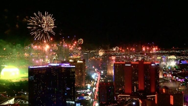 Las Vegas Strip 4th of July fireworks