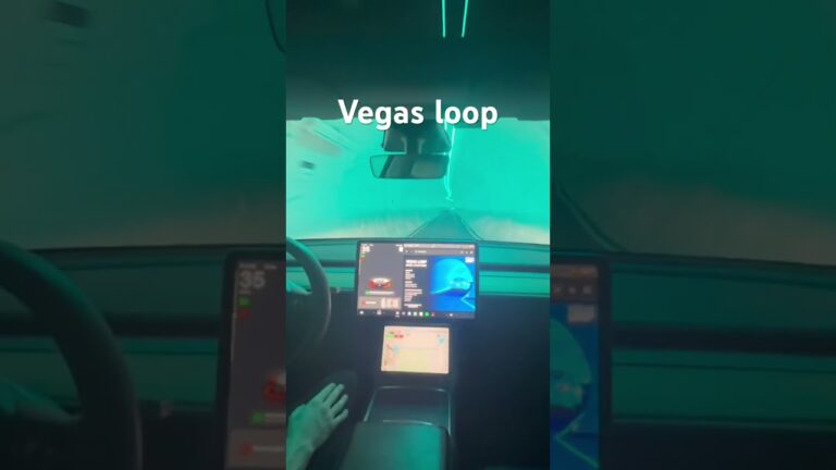 Las Vegas loop aka Tesla tunnel #lasvegas #vegas #review #fyp #short #cool
