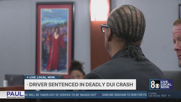 Las Vegas man sentenced in DUI crash that killed 77-year-old veteran 