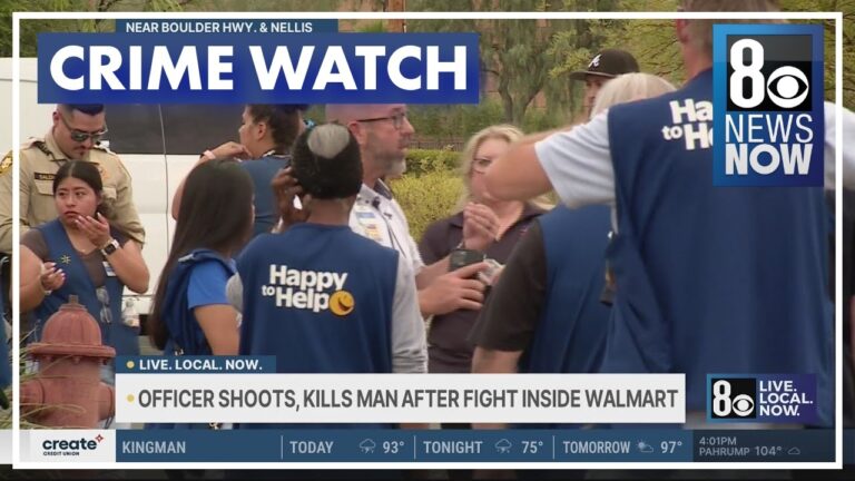 Las Vegas officer shot, killed man after fight turned shooting at Boulder, Nellis Walmart